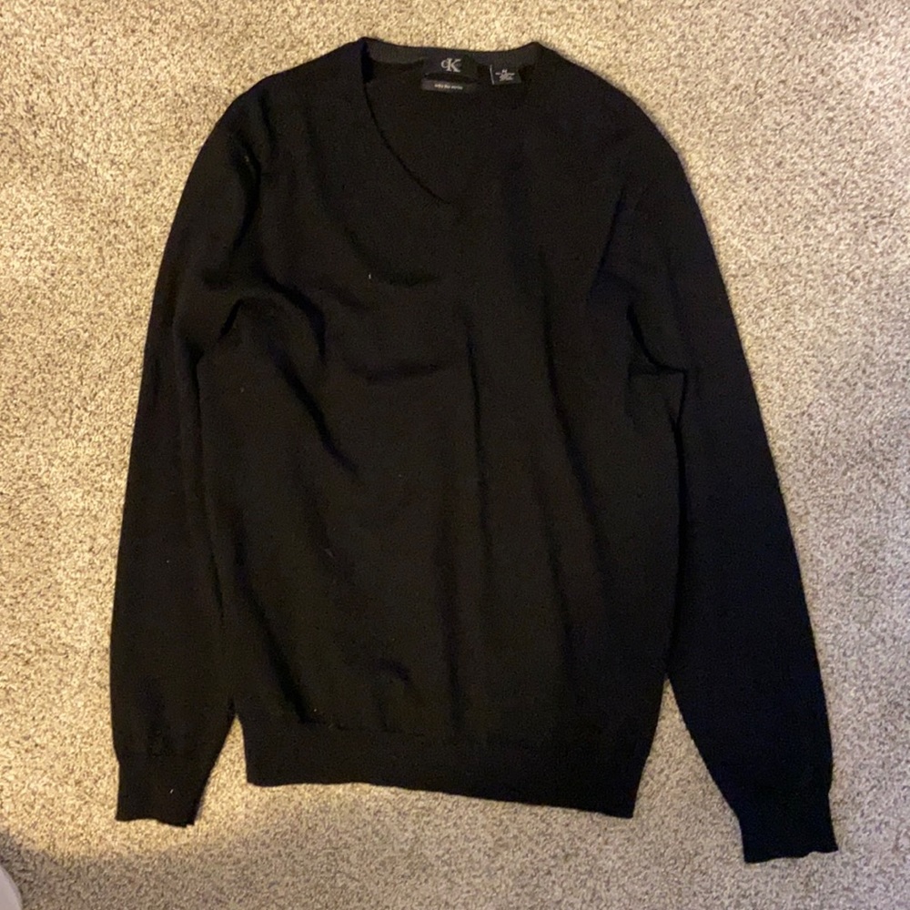 Calvin Klein men’s medium 100%merino wool sweater